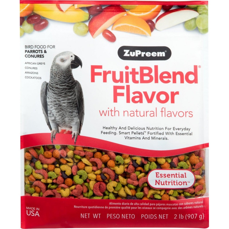 Zupreem FruitBlend with Natural Flavors Parrot and Conure Food