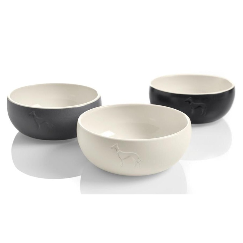 LUND Ceramic Bowl|grey|cream|black|18.6 fl oz|30.43 fl oz|50.72 fl oz