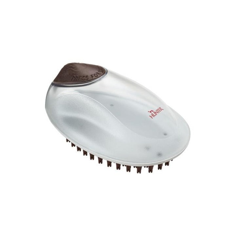 Grooming currycomb SPA with integrated shampoo-function