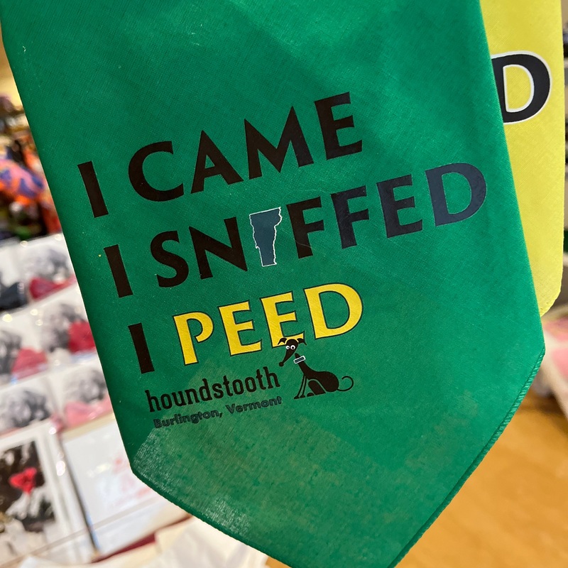 I Came I Sniffed  Bandana|S|L|Emerald Green|Pink|Yellow