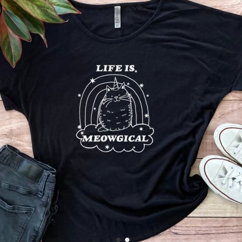 Life Is Meowgical Tee|XS|S|M|L|XL