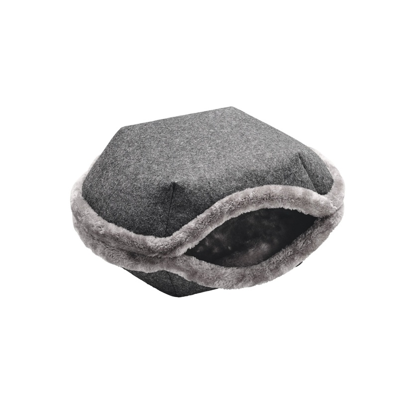 LUGANO Cave Bed|grey|21.7″