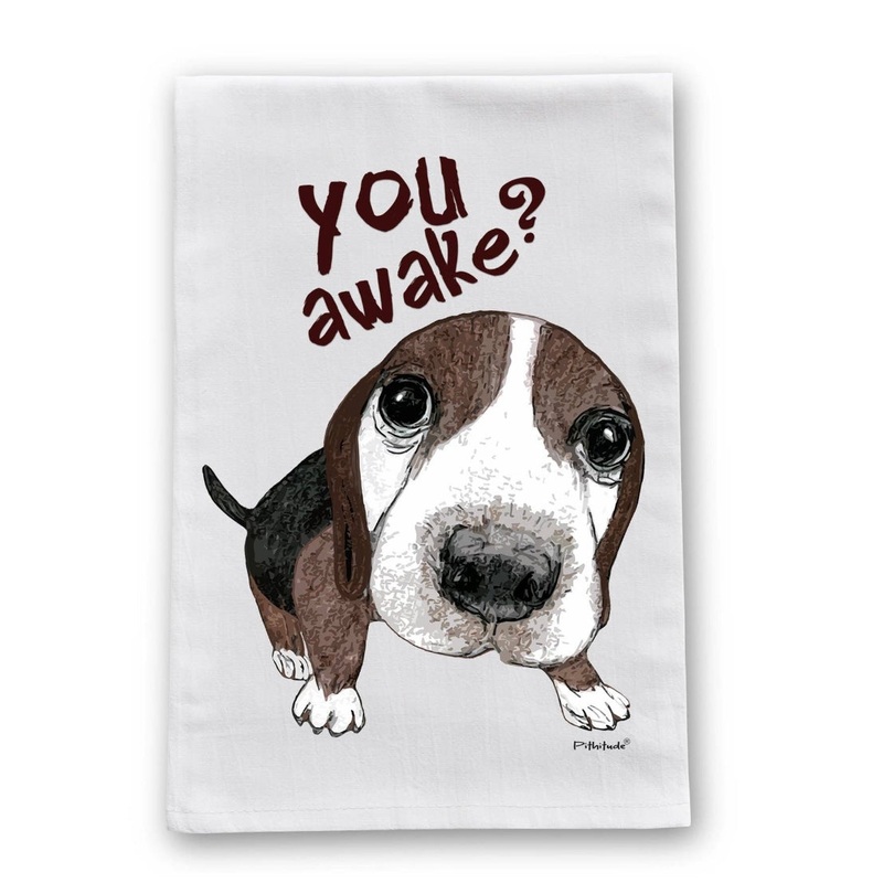 Pithitude Dish Towel|Calico Cat Smack|Coffee and Dog Hair|Goldie|Doing My Job|Dog Wrong|Karma Boston|Rainbow Unicorn Kitty|Maine Coon Bossy|Unsupervised Greyhound|You Awake|Favorite Frenchie|Motivated Pug|Black Lab Person|Bernese Shed|Pirate Cat