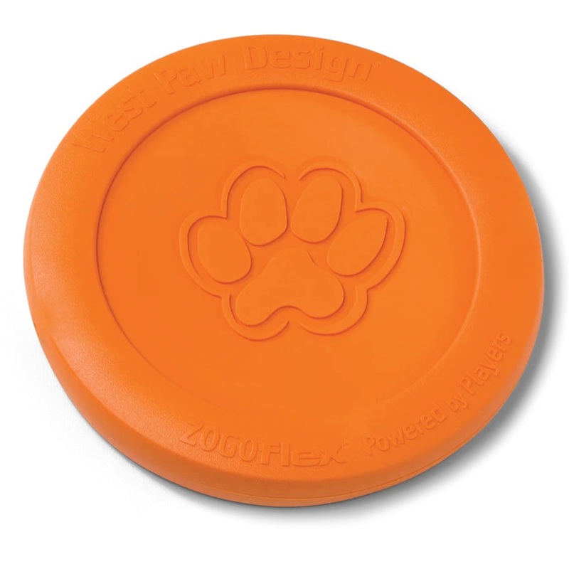 West Paw Zisc Flying Disc|S|L|Glow|Tangerine|Aqua Blue|Granny Smith|Ruby