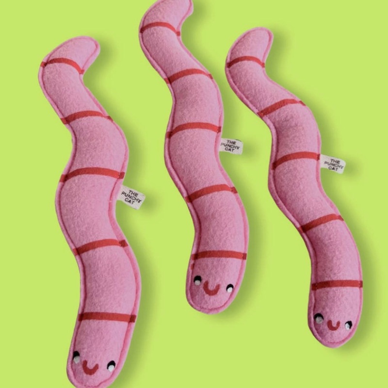 Punchy Cat Catnip Worm