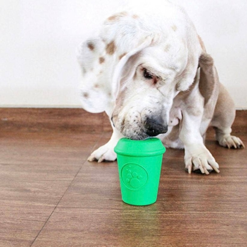 SodaPup Coffee Cup Treat Toy|Medium|Large|Green