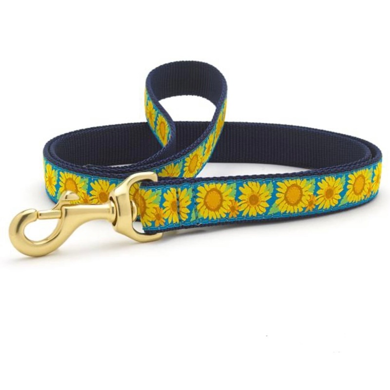 Up Country 6′ Bright Sunflower Leash