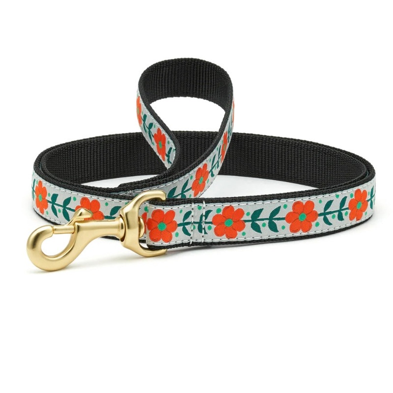 Up Country Orange Flowers/ Orange You Pretty Leash