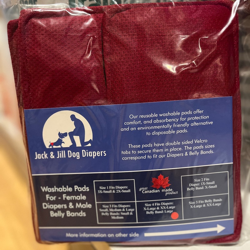 Jack & Jill Dog Washable Pads (4 pack)