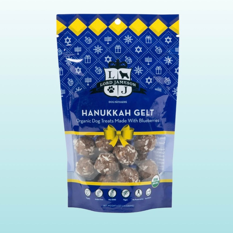Lord Jameson Hanukkah Gelt Soft & Chewy Dog Treats