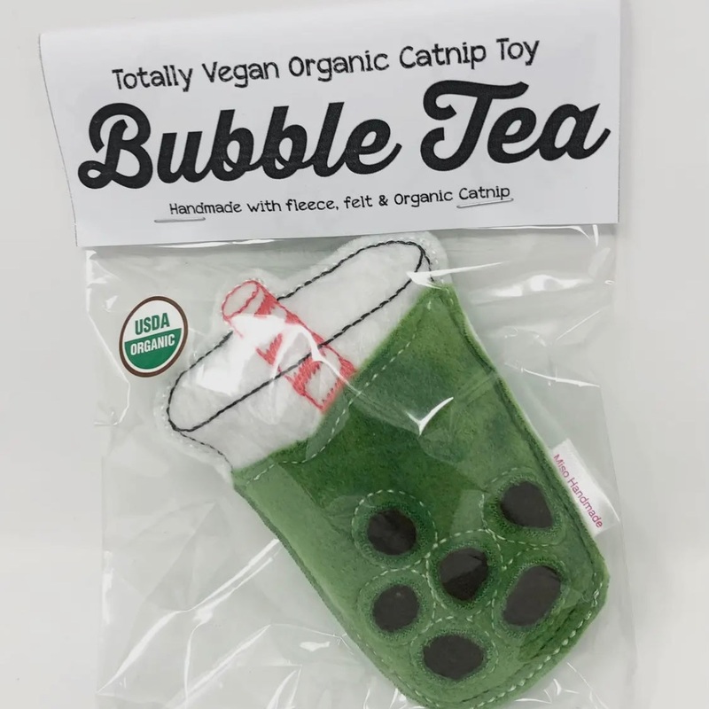 Miso Handmade Bubble Tea Catnip Toy