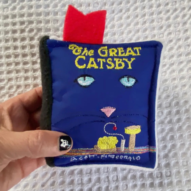 Screaming Pickles Plush Book for Cats
