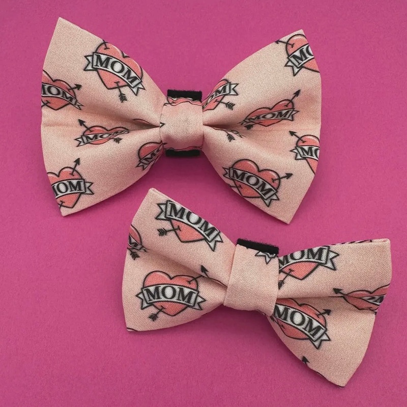 Winthrop Clothing Co. Tattoo Hearts Dog Bow Tie