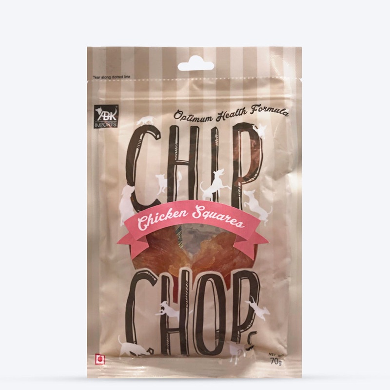 Chip Chops Dog Treats – Chicken Square – 70 g