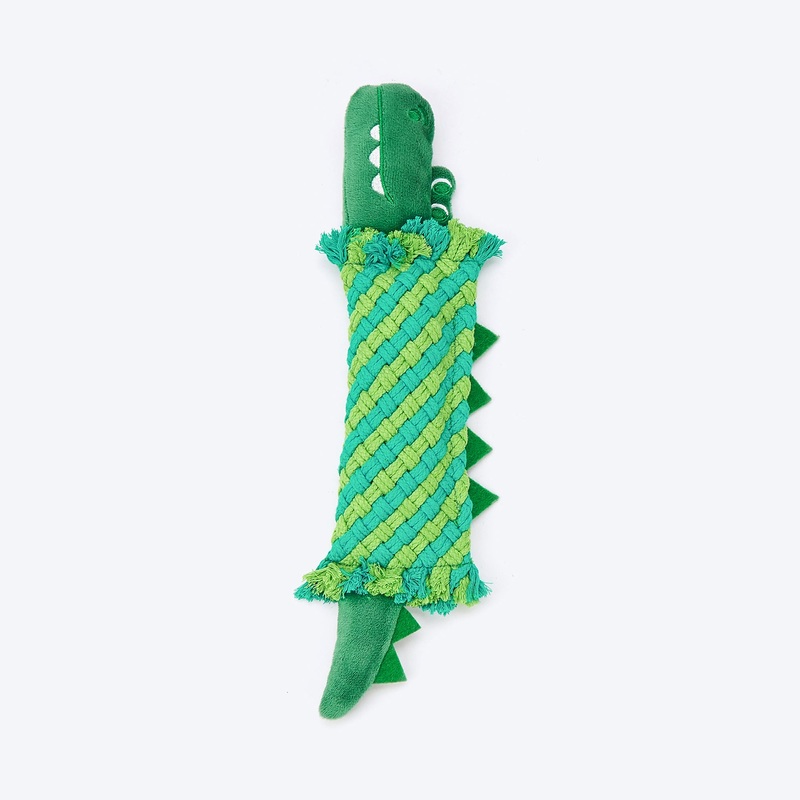 FOFOS Puppy Crocodile Dental Chew Toy For Puppy – Green