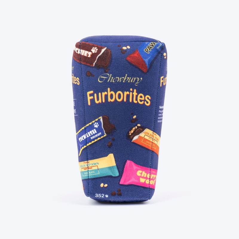 HUFT Furborites Crinkly Plush Toy For Dog – Navy Blue