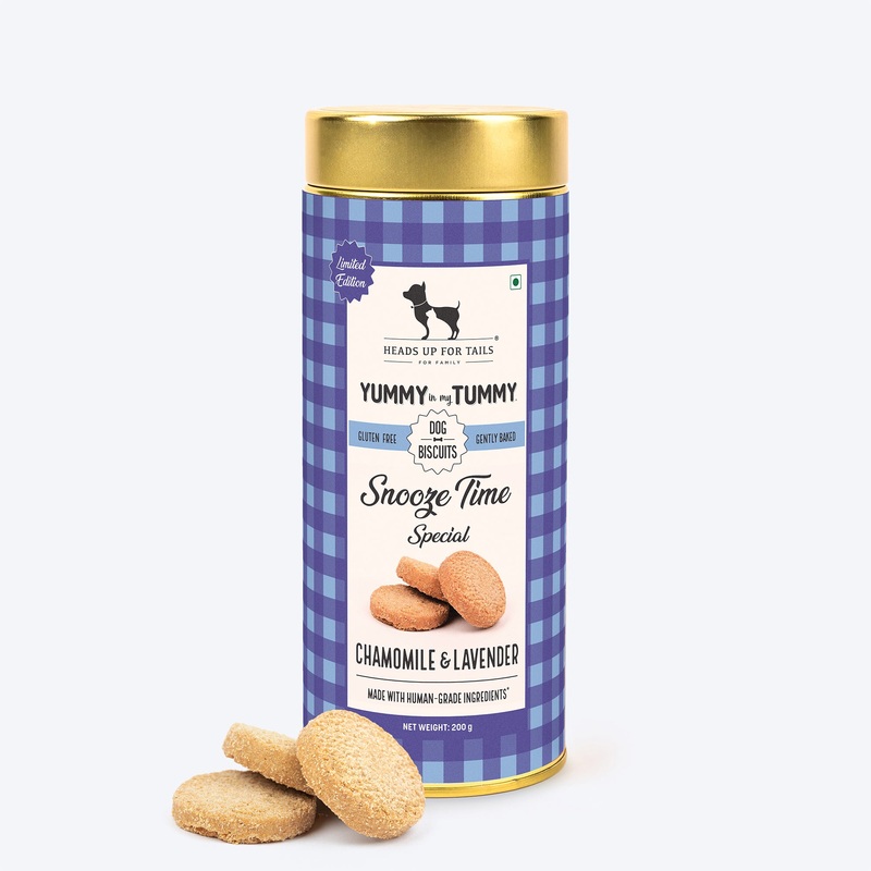 HUFT YIMT Snooze Time Special Chamomile & Lavender Dog Biscuits – 200 gm