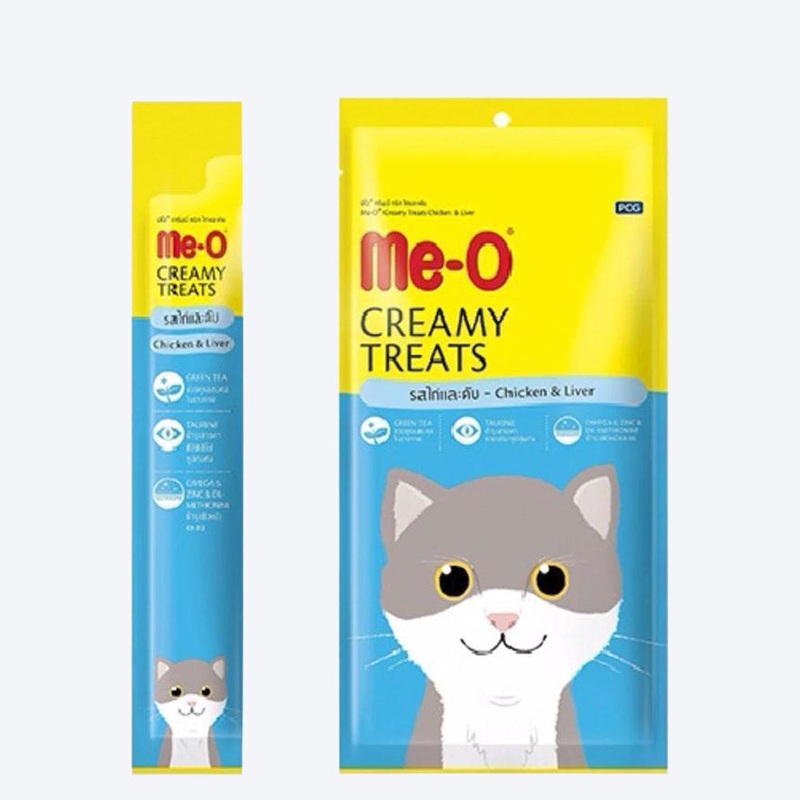 Me-O Creamy Cat Treats – Chicken & Liver – 60 g