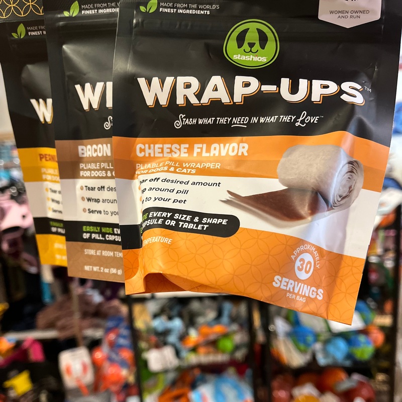 Stashios’ Wrap-Ups|Bacon Flavor|Cheese Flavor|Peanut Butter Flavor
