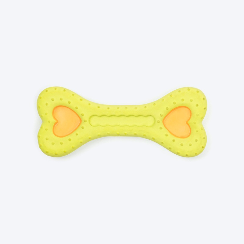 TLC Happy Bite Fetch Chew Toy For Puppies & Small Dogs – Green