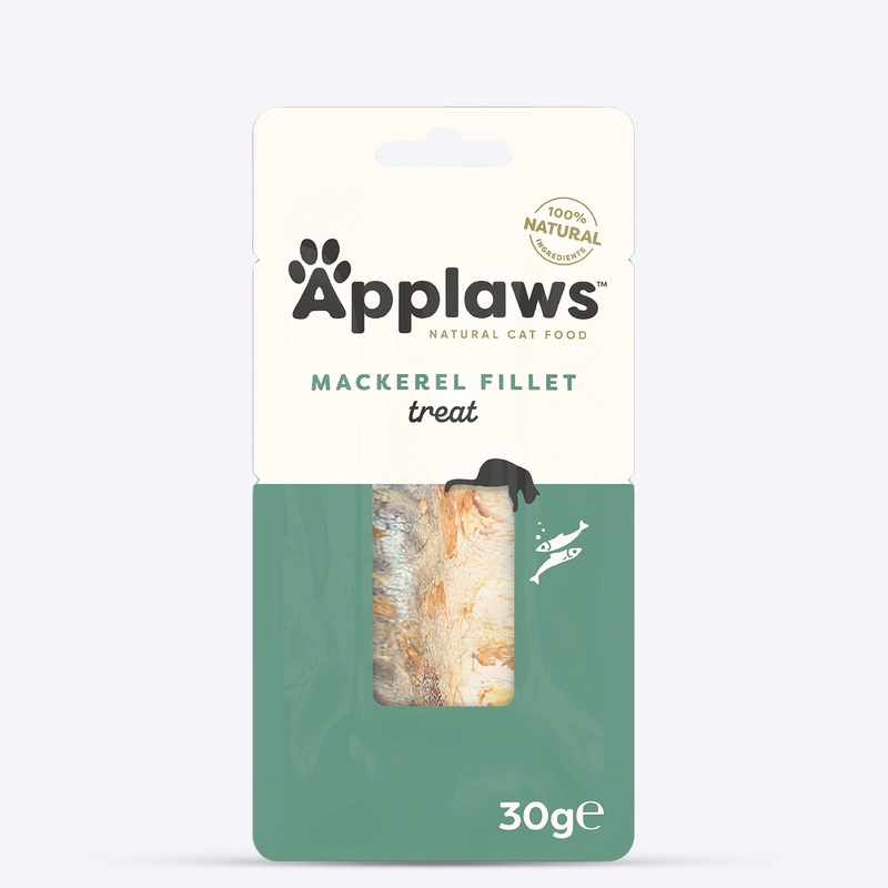 Applaws 100% Natural Whole Mackerel Loin Cat Treat – 30 g