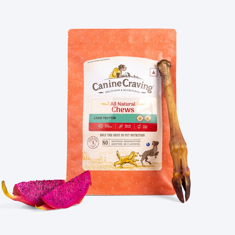 Canine Craving Dehydrated Lamb Trotter Dog Treat – 1 Piece – 75g