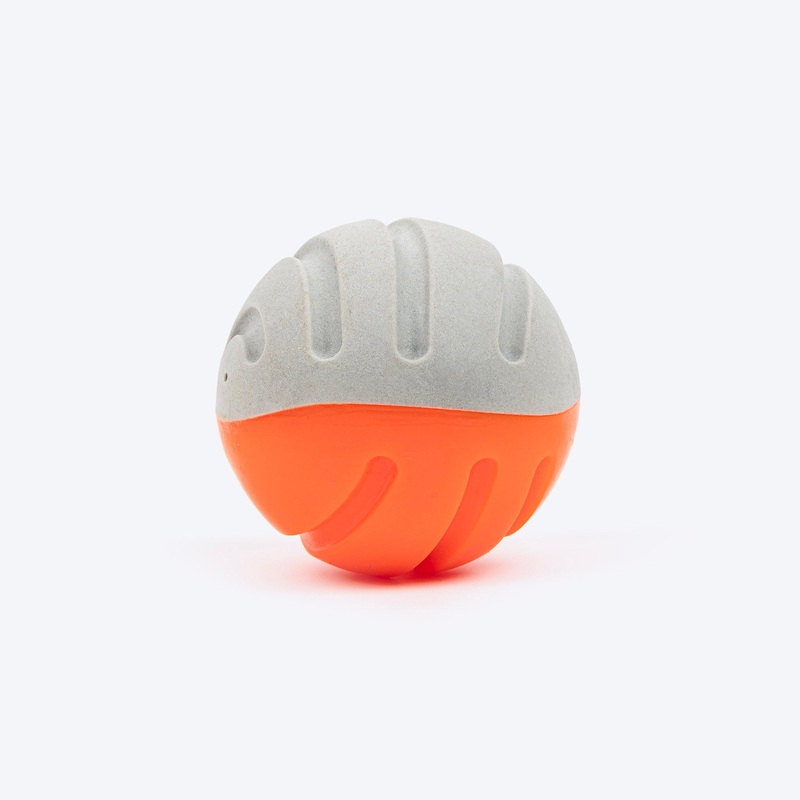 Dash Dog Double Trouble Ball For Dog – Orange & Grey