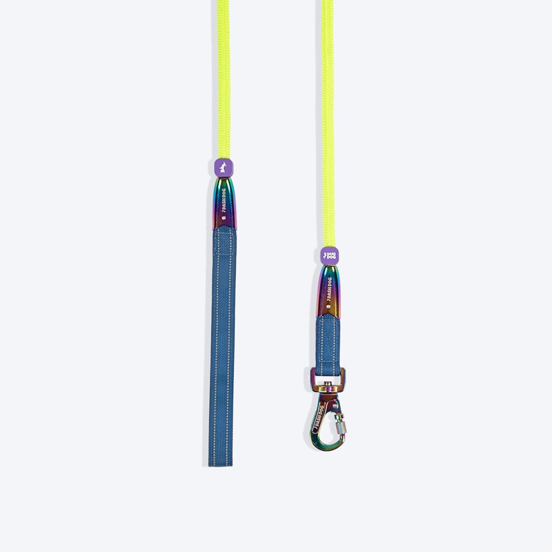 Dash Dog Powerpull Rope Leash For Dog – Neon Green