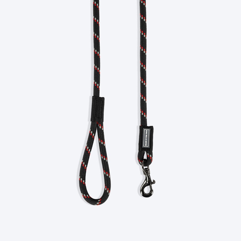 HUFT Basic Rope Leash For Dog – Black – 4 ft