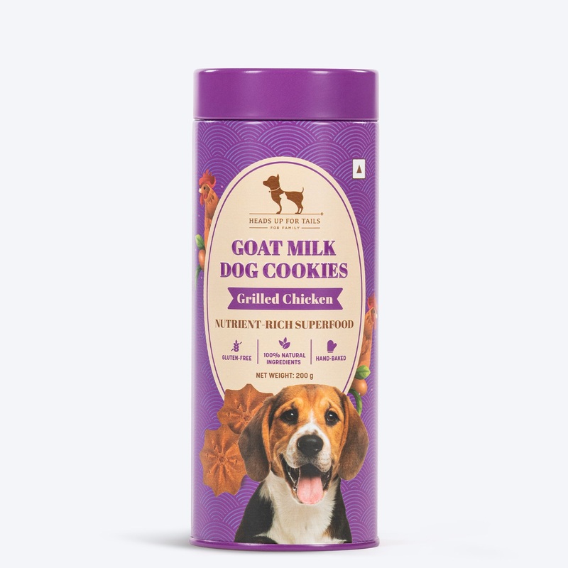 HUFT Goat Milk Dog Cookies – Grilled Chicken – 200 g