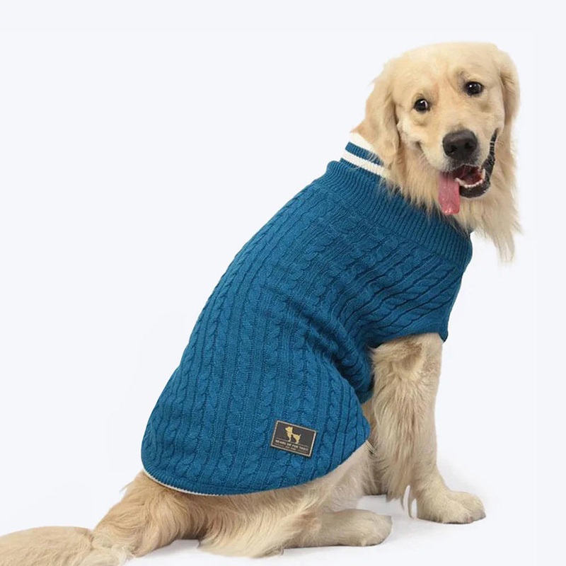 HUFT Winter Land Dog Sweater – Blue