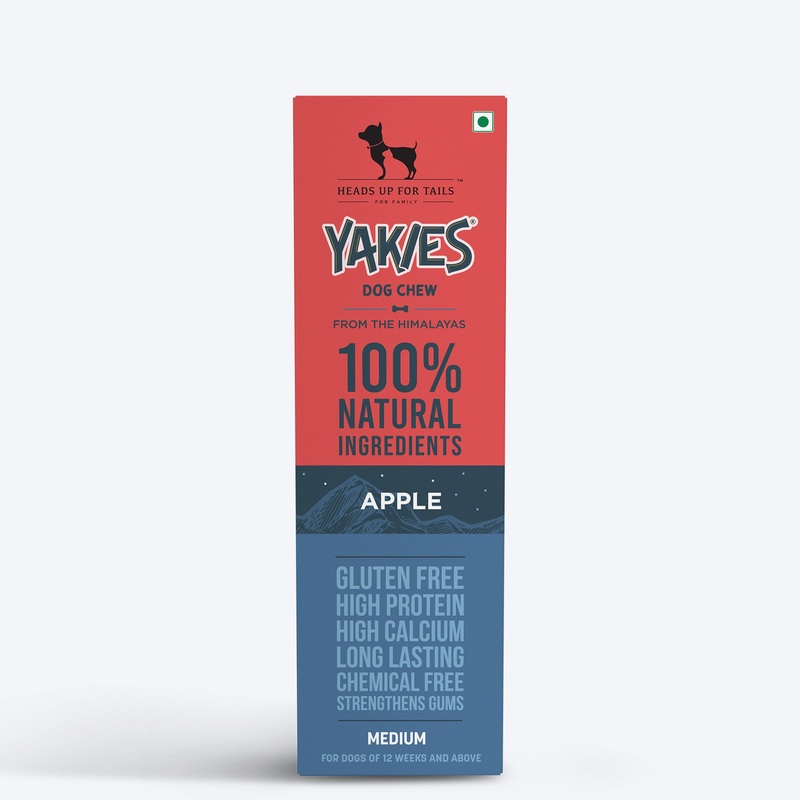 HUFT Yakies Vegetarian Natural Chew Bone – Apple