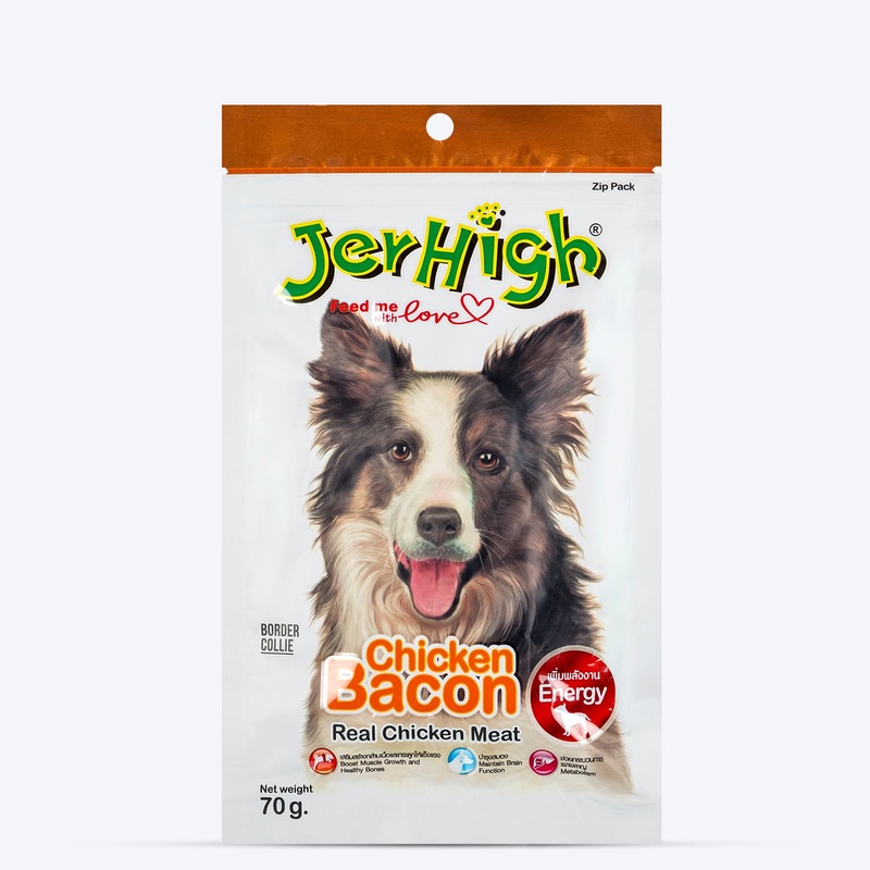JerHigh Bacon Chicken Dog Treats – 70 g