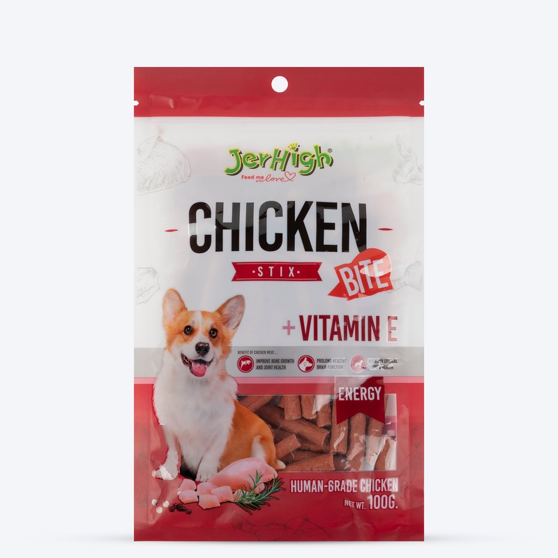 JerHigh Stix Bites Treats for Dogs – 100 g