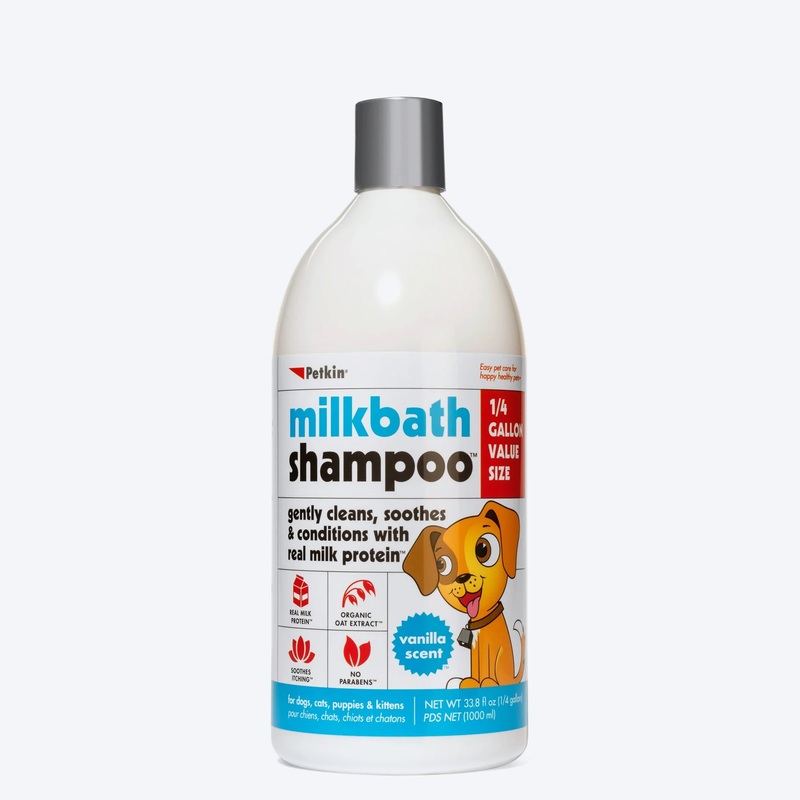 Petkin Milkbath Pet Shampoo – Vanilla – 1000 ml