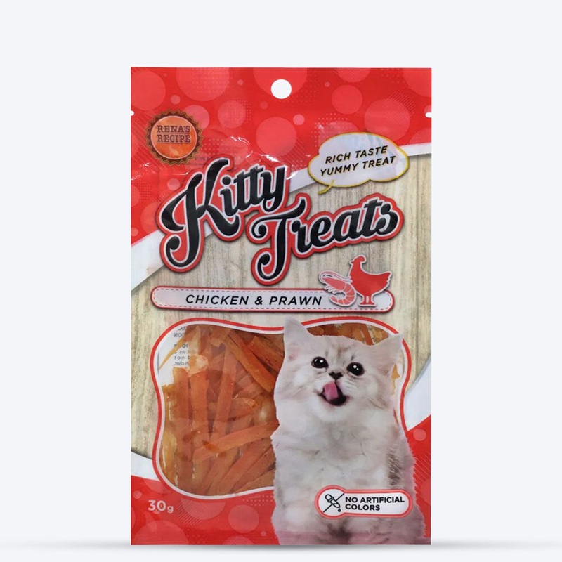Rena’s Recipe Chicken & Prawn Kitten Treats – 30 g