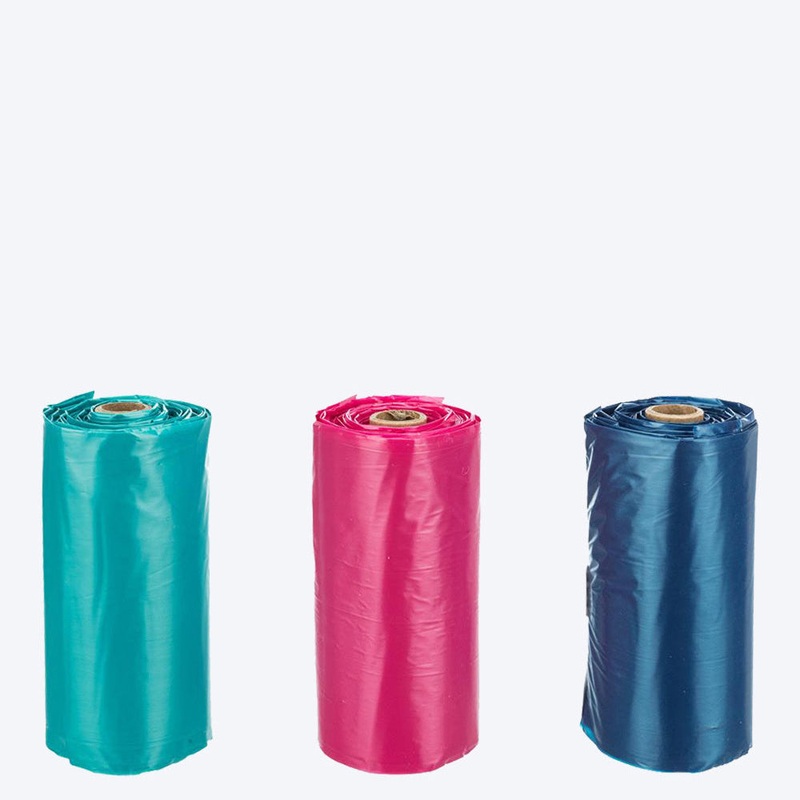Trixie Dog Multi Colour Poop Bags with handles