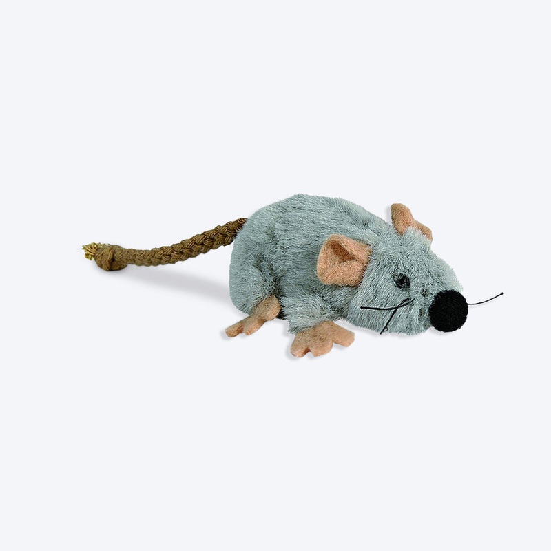 Trixie Mouse Plush Cat Toy – 7 cm