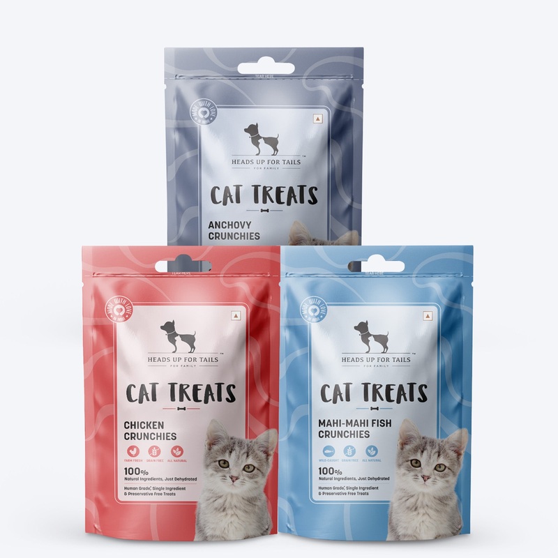 HUFT Cat Treats Combo – Non-Veg (Pack of 3)