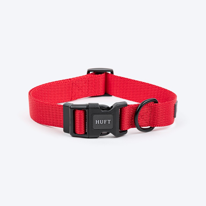 HUFT Classic Collar For Dog – Cherry Red