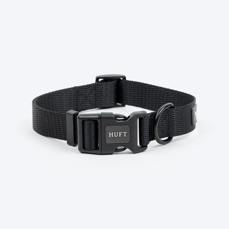HUFT Classic Collar For Dog – Coal Black