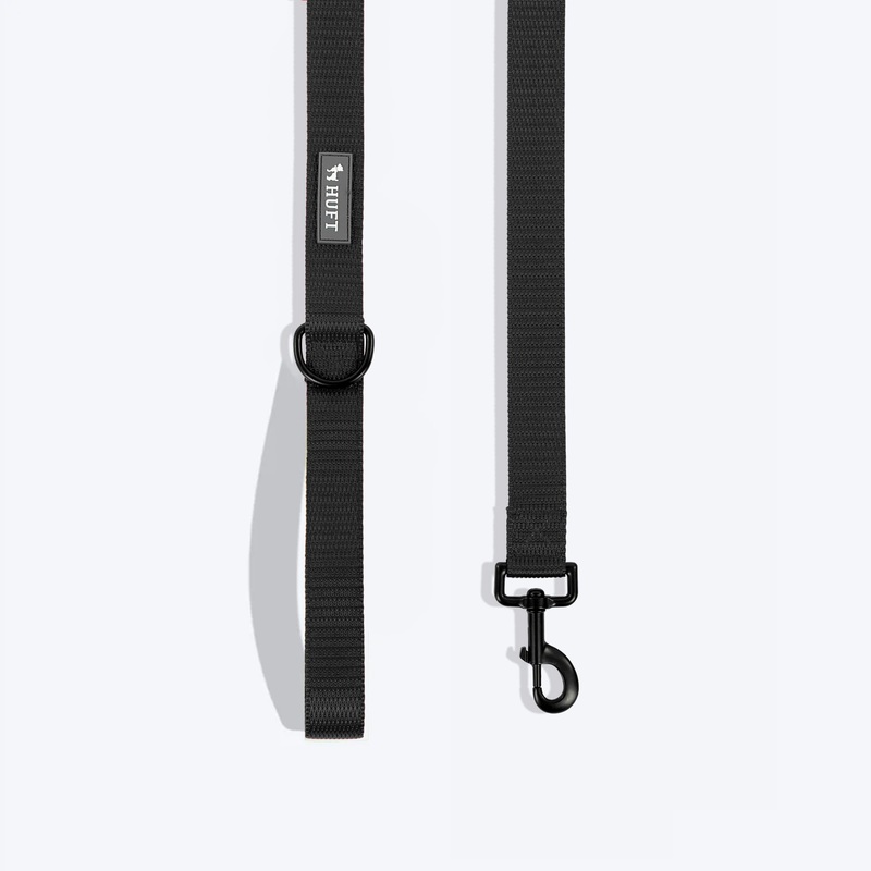 HUFT Classic Leash For Dog – Coal Black