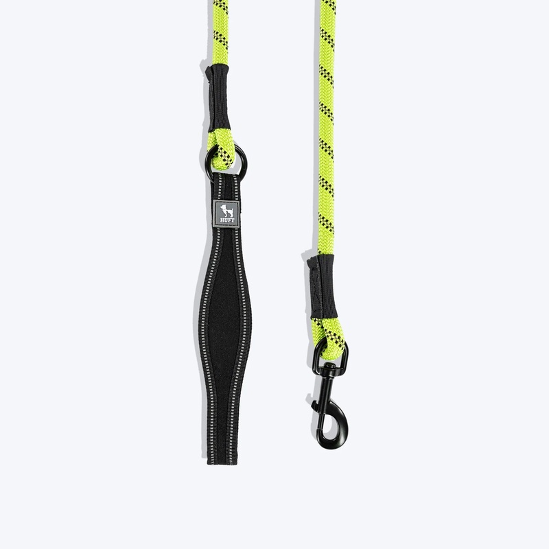 HUFT Classic Rope Leash For Dog – Neon Green – M – 5 ft