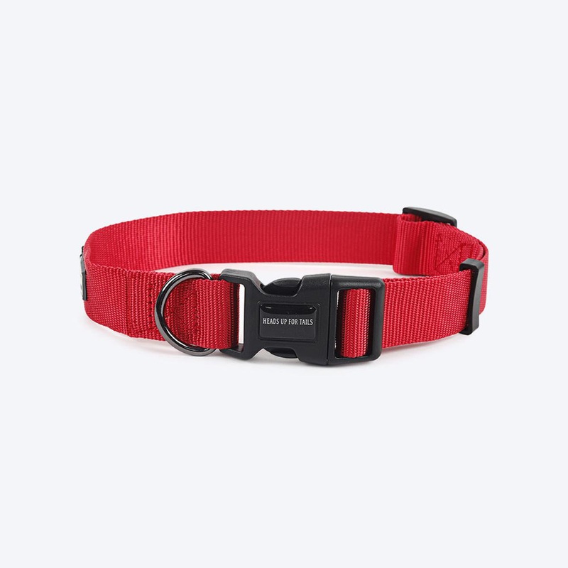 HUFT Essentials Nylon Puppy Collar – XS – Red
