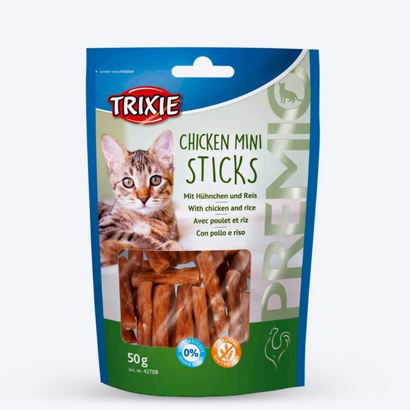 Trixie Premio Chicken Mini Sticks Treat For Cat – 50 g