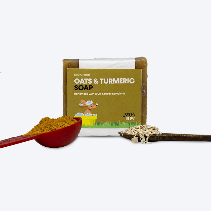 Back In the Day Oats Turmeric Soap For Dog – 100 g