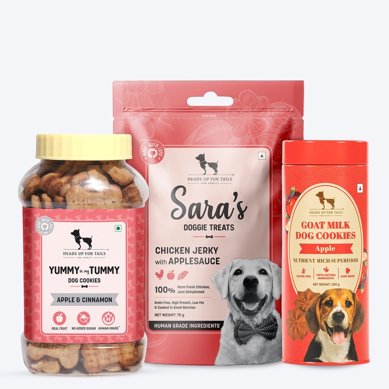 Huft Apple Crunchies Treat Mix For Dogs – Combo