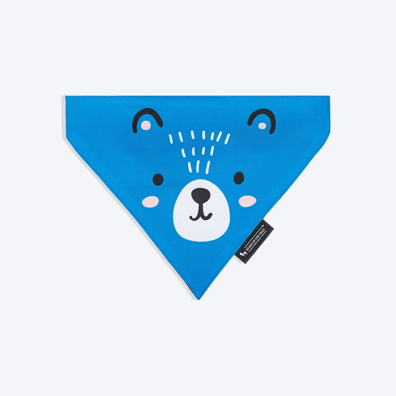 HUFT Bluebeary Bandana For Dog – Blue