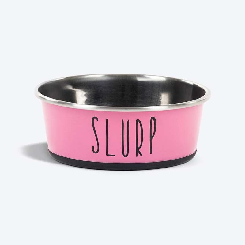 HUFT Cutest Collection Slurp Puppy Bowl – Pink