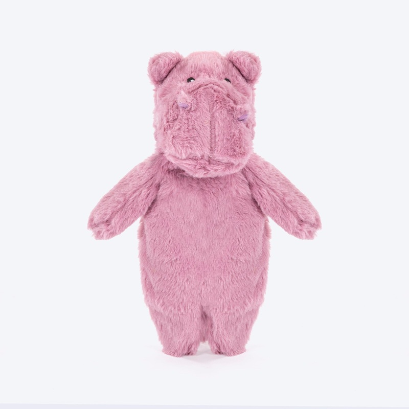 HUFT Happy Hippo Plush Toy For Dog – Purple